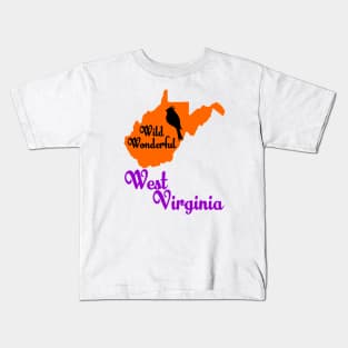 Wild Wonderful West Virginia Kids T-Shirt